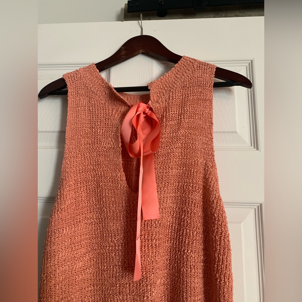 XL Dark Pink Knitted Tank Top